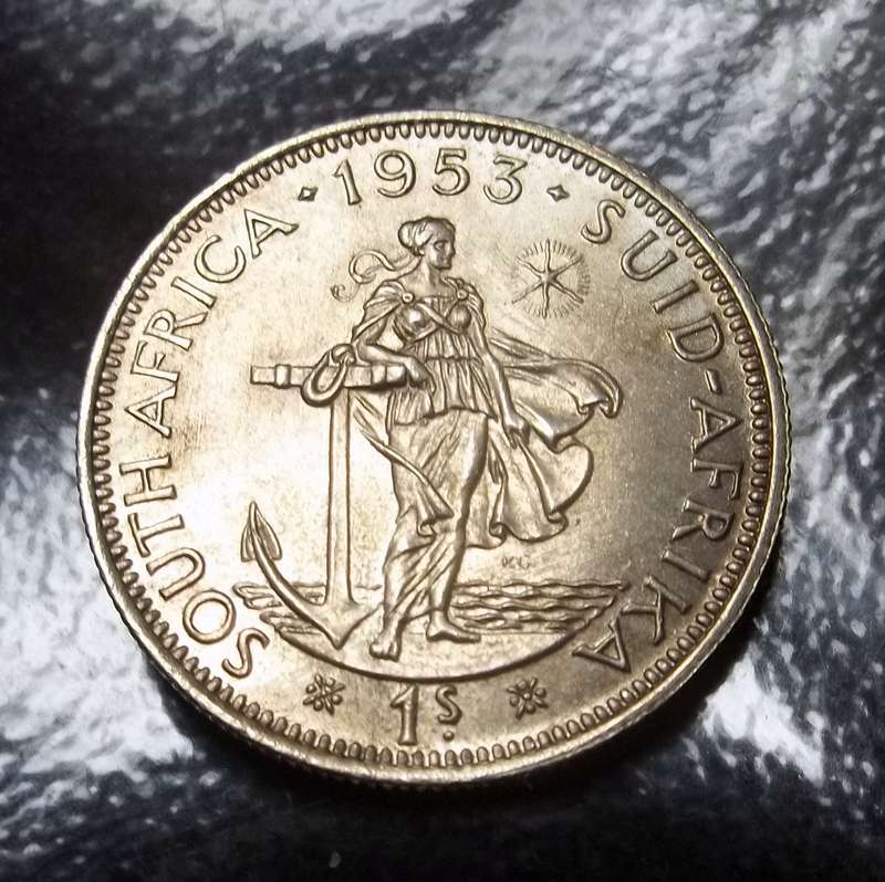 Union 1 Shilling 1953 - Filler