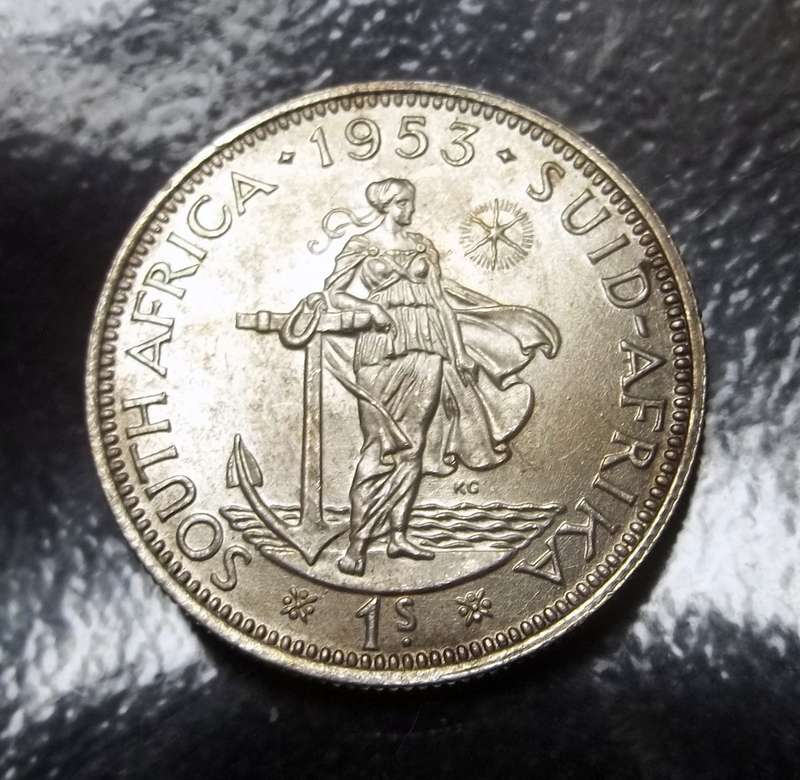 Union 1 Shilling 1953 - UNC condition