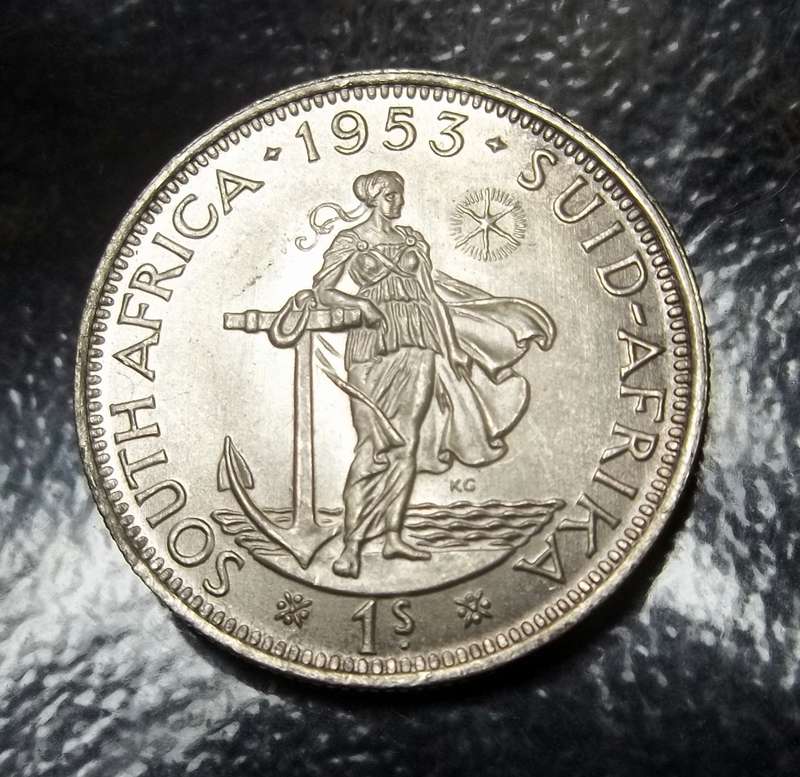 Union 1 Shilling 1953 - UNC condition