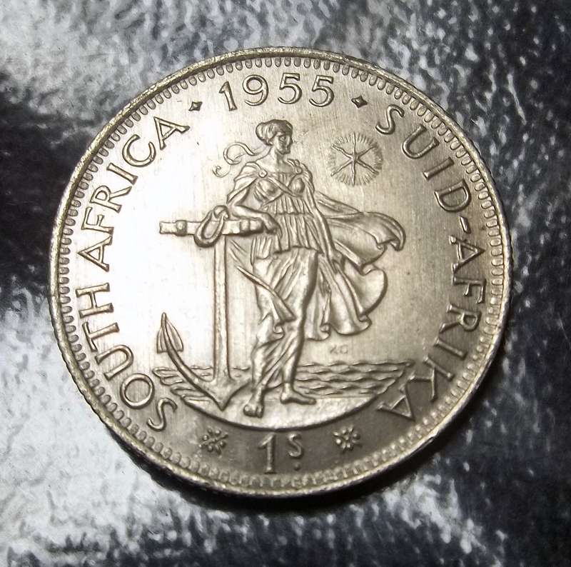 Union 1 Shilling 1955 - Nice condition