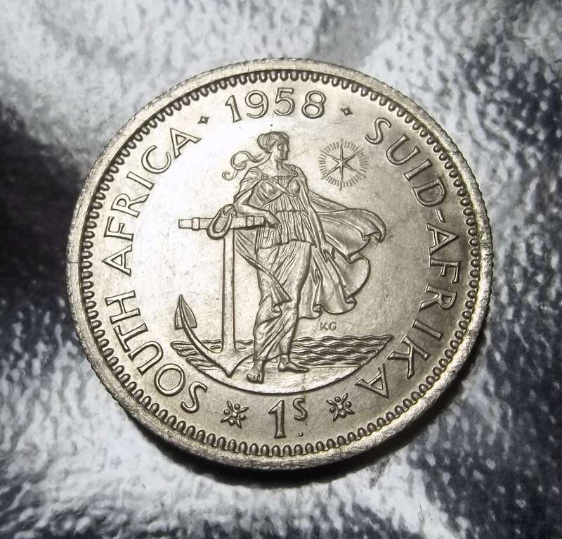 Union 1 Shilling 1958 - Nice condition