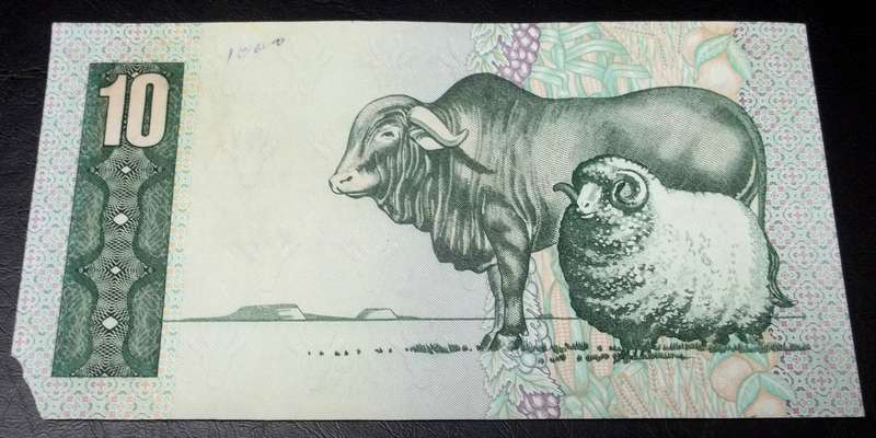 RSA 10 Rand 1982(G de Kock 2nd Issue) - Y13 Replacement - Filler