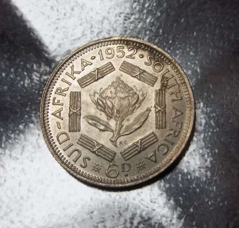 Union Sixpence 1952