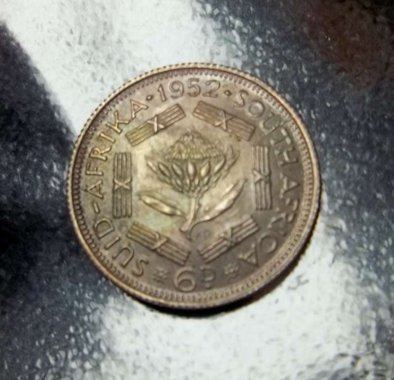 Union Sixpence 1952 - aUNC condition