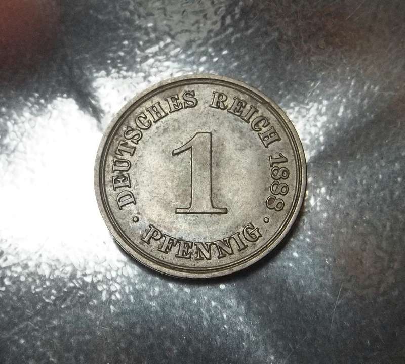 Germany 1 Pfennig 1888A - Great condition