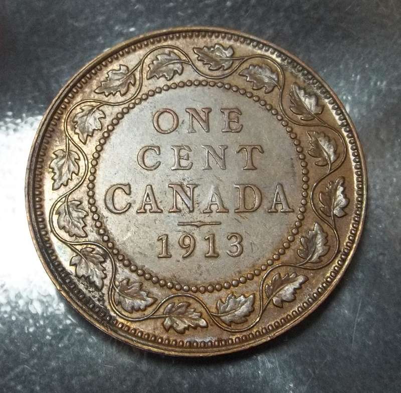 Canada 1 Cent 1913 - Great condition