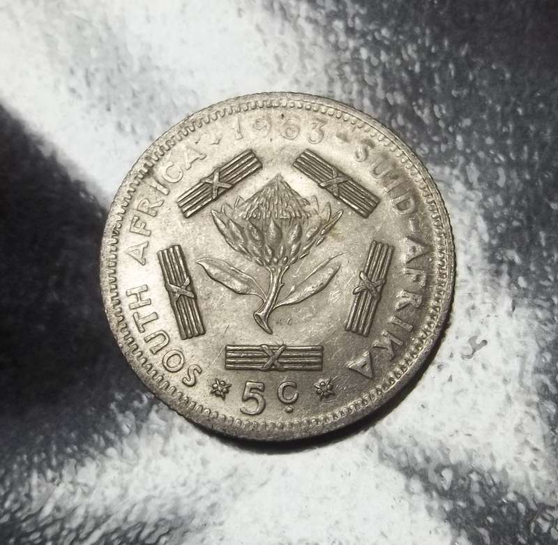 RSA 5 Cents 1963