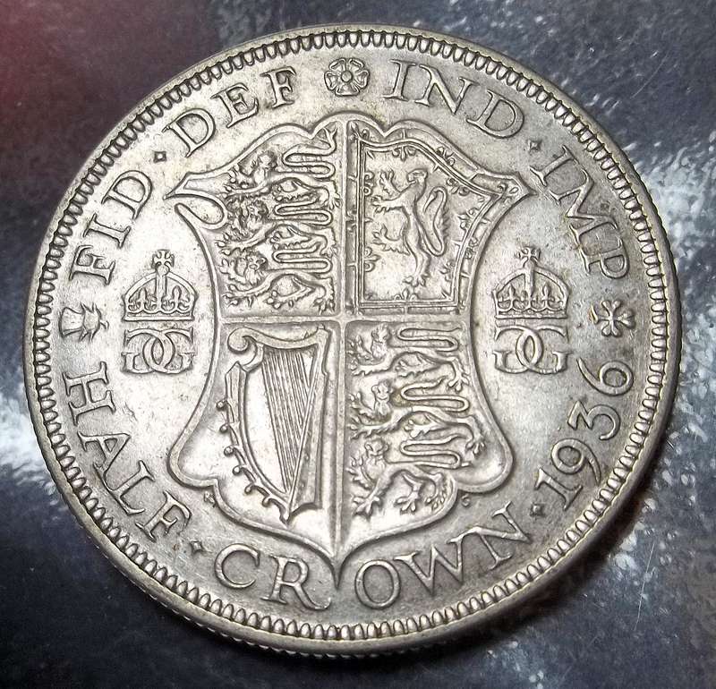 Britain Half Crown 1936 - Nice condition