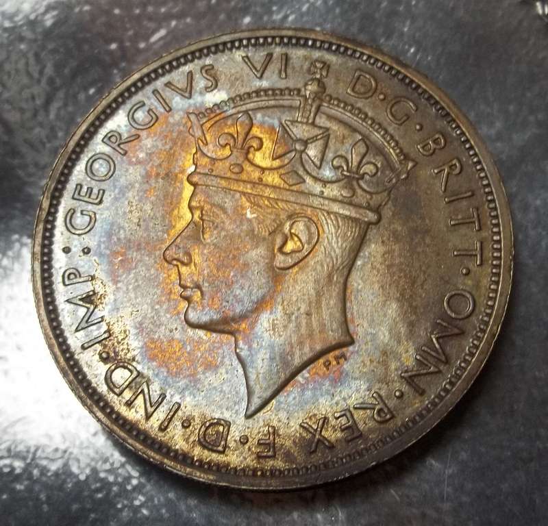 British West Africa 2 Shillings 1938KN - UNC condition