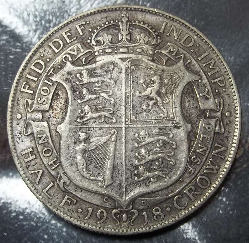 Britain Half Crown 1918