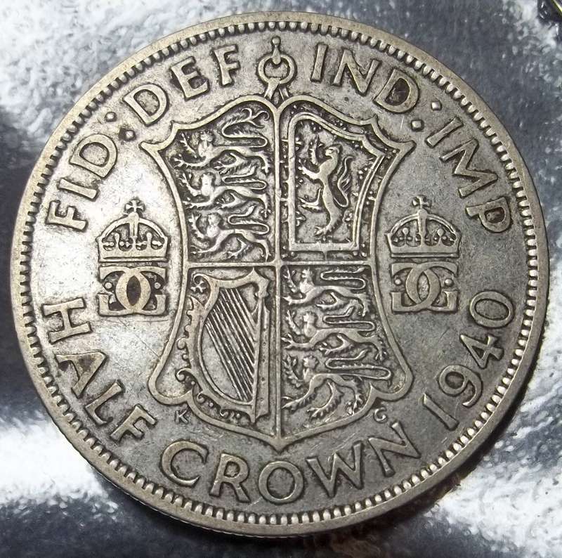 Britain Half Crown 1940