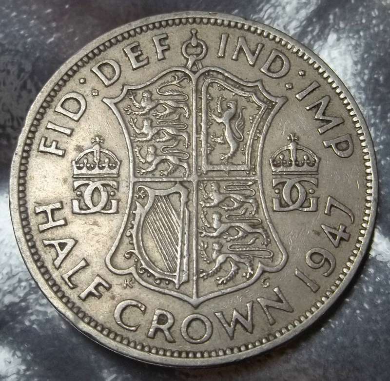 Britain Half Crown 1947