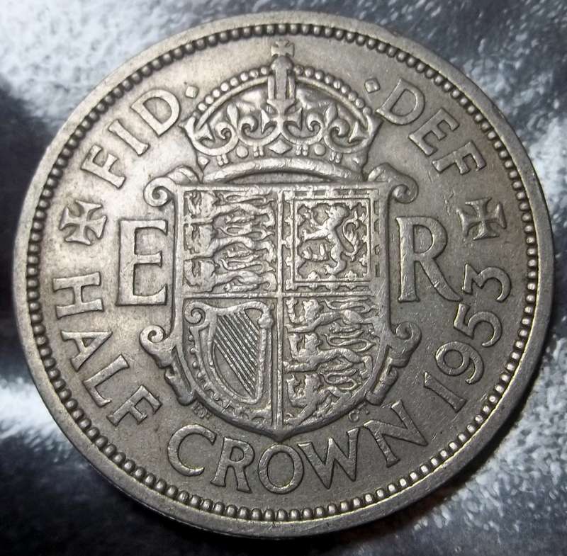 Britain Half Crown 1953