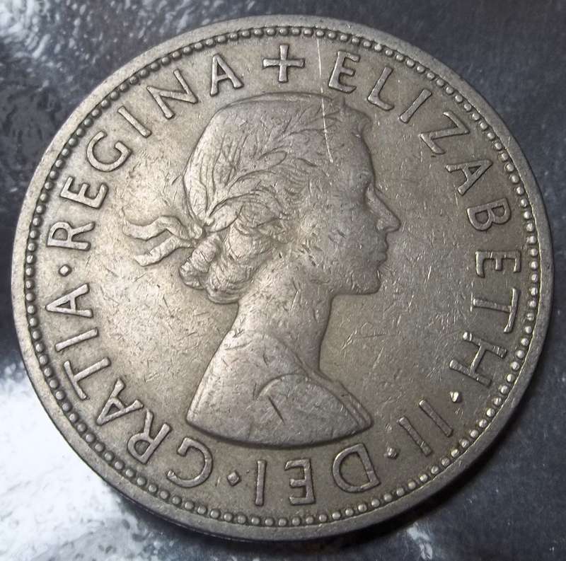Britain Half Crown 1954
