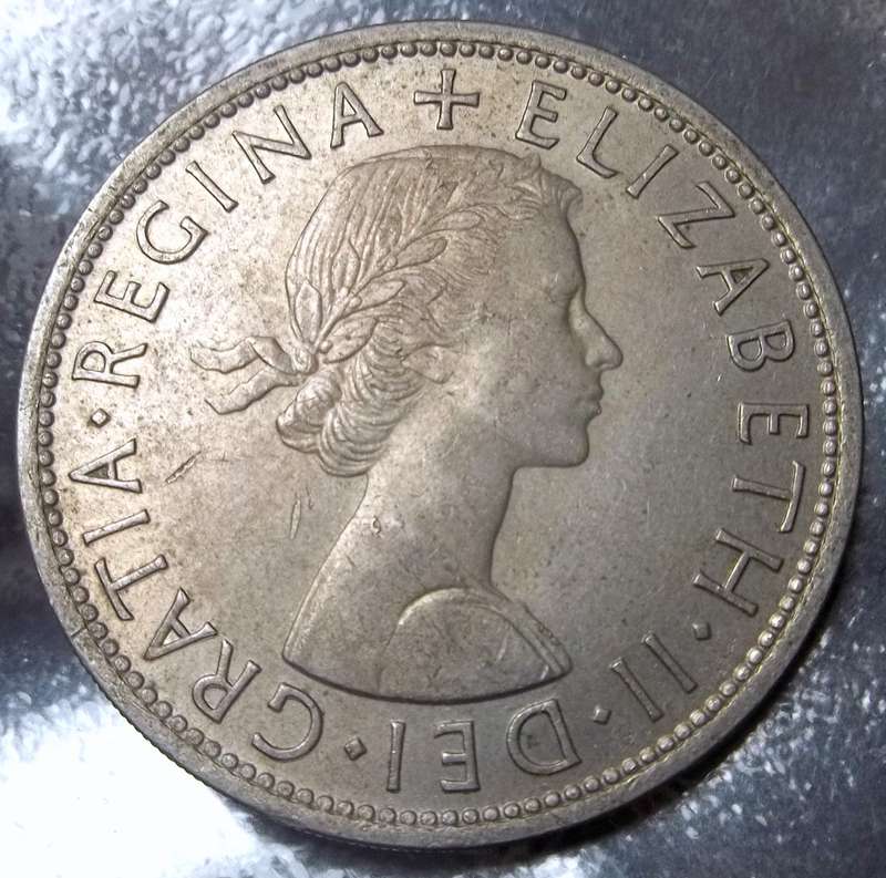 Britain Half Crown 1956