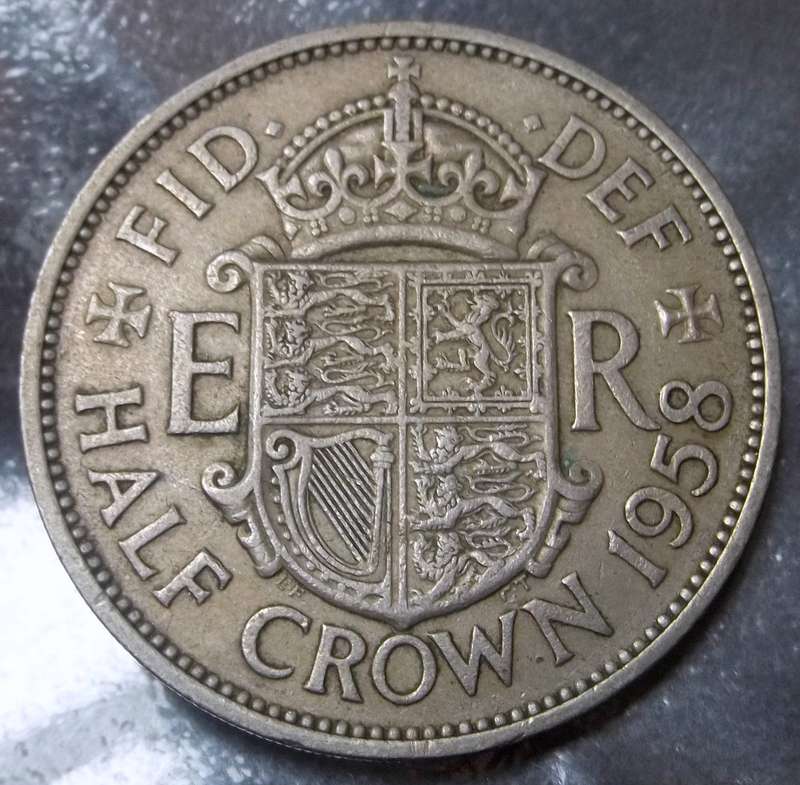 Britain Half Crown 1958