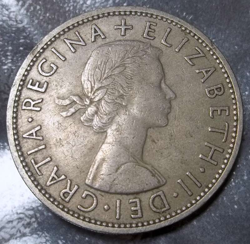 Britain Half Crown 1958