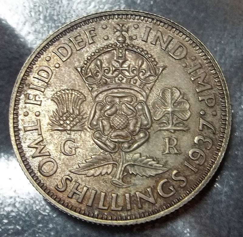 Britain Two Shillings 1937 - Great Condition