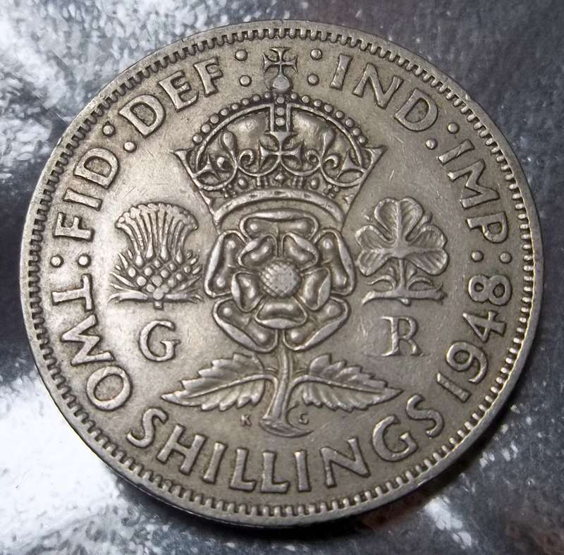 Britain Two Shillings 1948