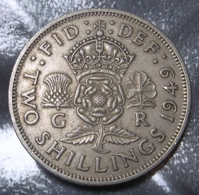 Britain Two Shillings 1949