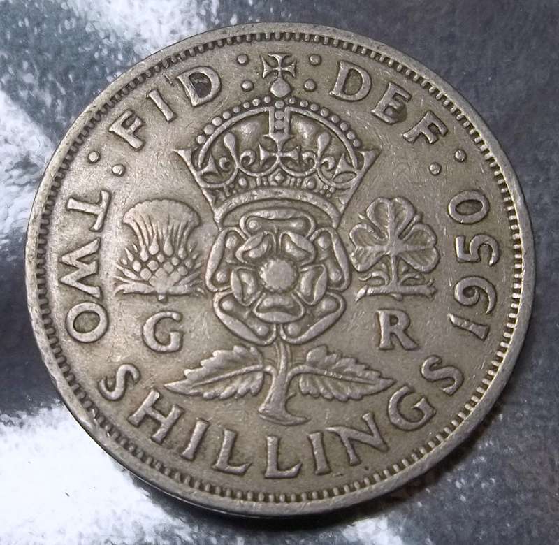 Britain Two Shillings 1950