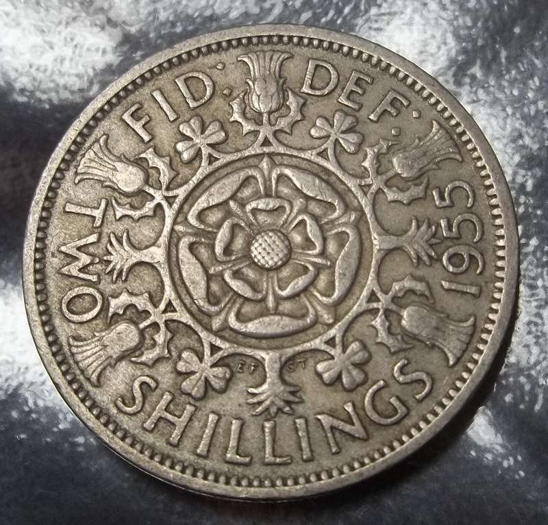 Britain Two Shillings 1955