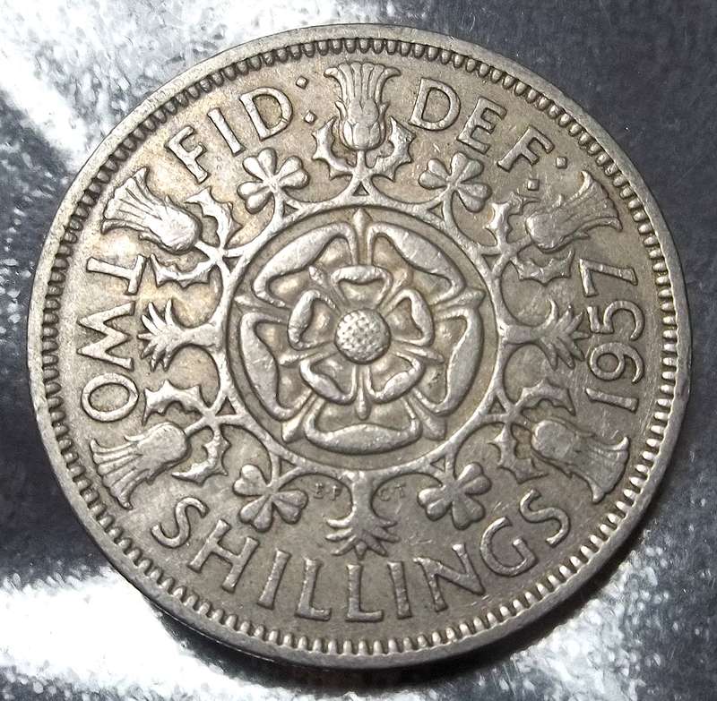 Britain Two Shillings 1957