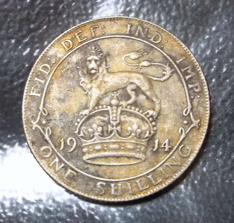 Britain 1 Shilling 1914