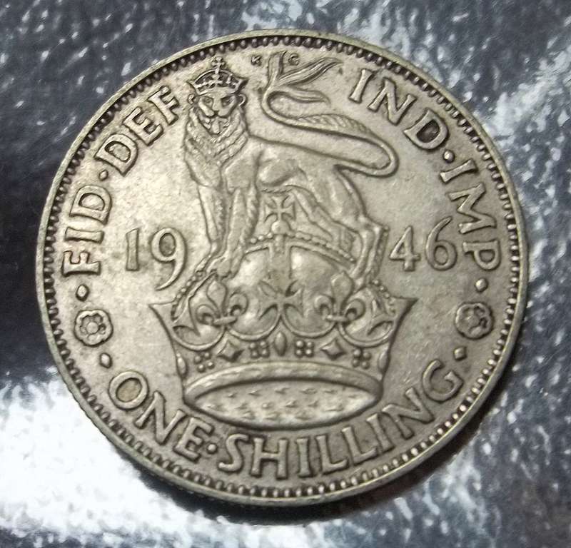 Britain 1 Shilling 1946