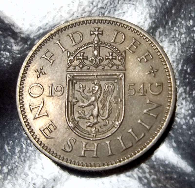 Britain 1 Shilling 1954