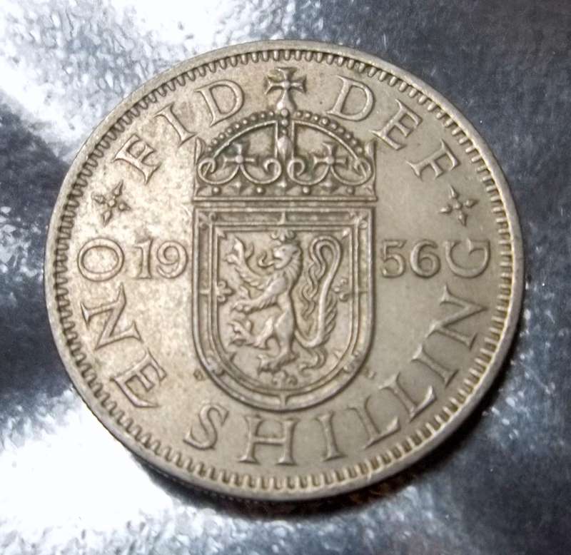 Britain 1 Shilling 1956