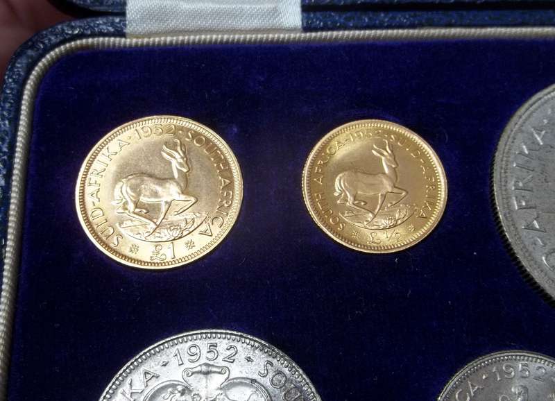 SA Union 1952 Long Proof set
