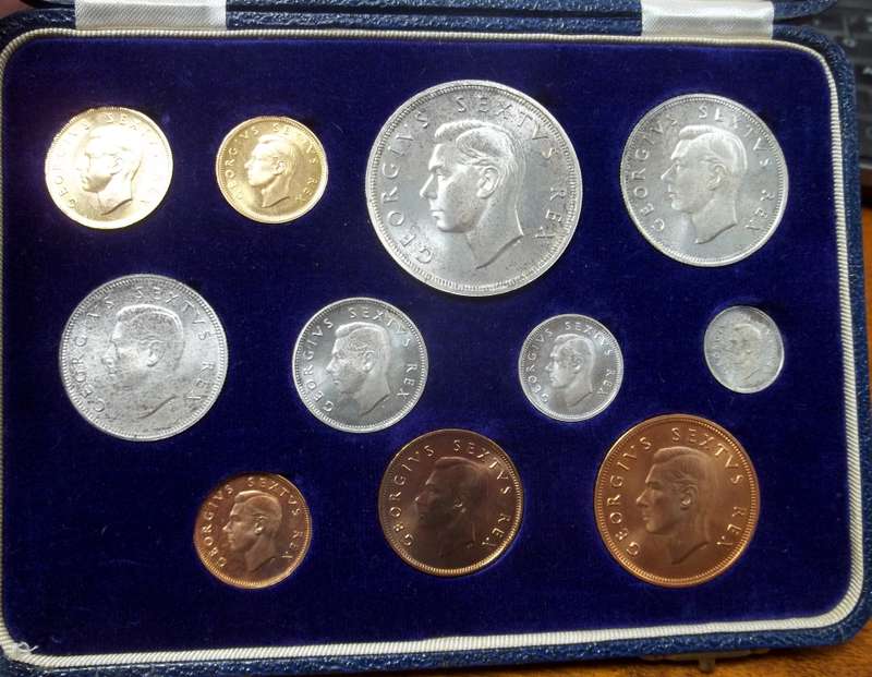 SA Union 1952 Long Proof set