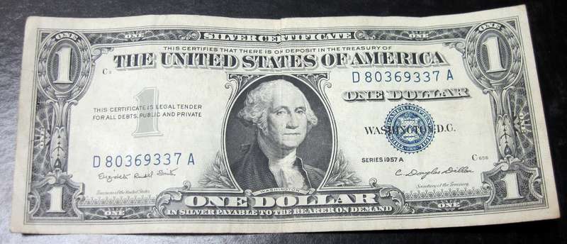 USA 1 Dollar 1957A - Blue Seal