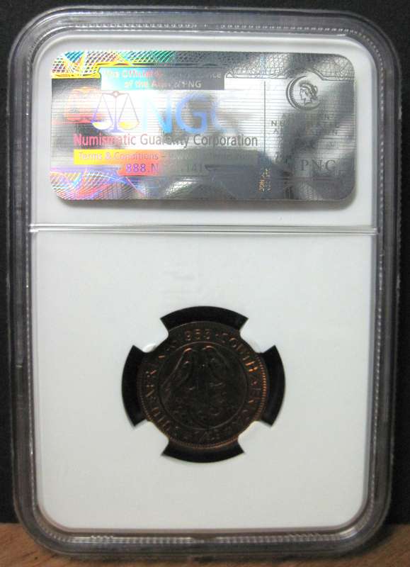 SA Union 1/4 Penny 1953 - NGC PF65RD