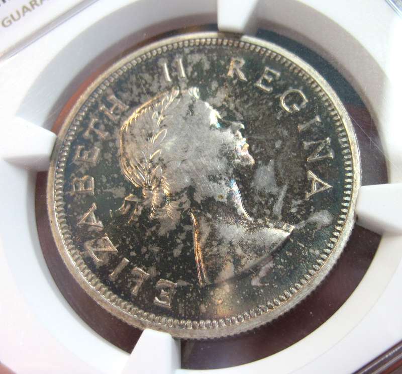 SA Union 2.5 Shillings 1953 - NGC PF64