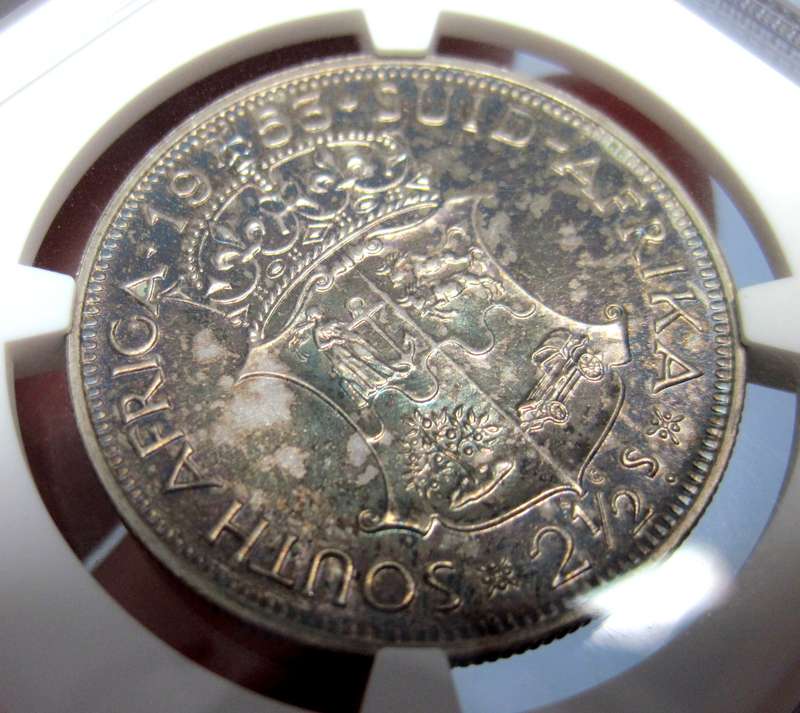 SA Union 2.5 Shillings 1953 - NGC PF64