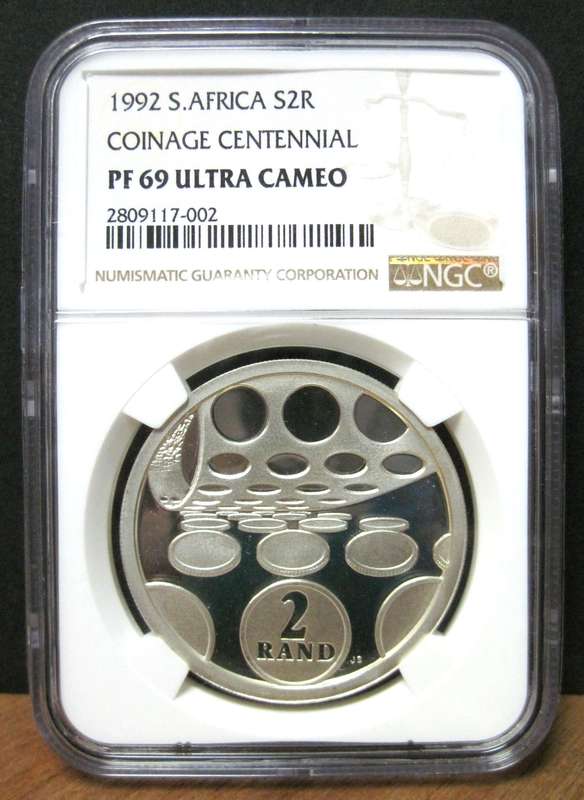 RSA 2 Rand 1992 - Coinage - NGC PF69 Ultra Cameo