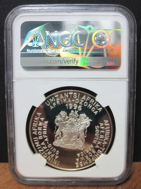 RSA 2 Rand 1996 - African Football - NGC PF69 Ultra Cameo