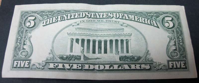 USA 5 Dollars 1985
