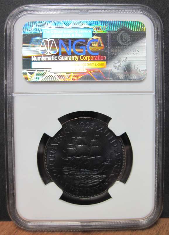 SA Union 1 Penny 1923 - NGC MS65BN