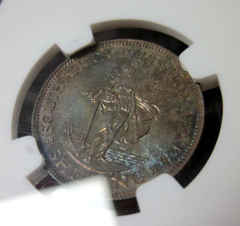 SA Union One Shilling 1949 - NGC PF65