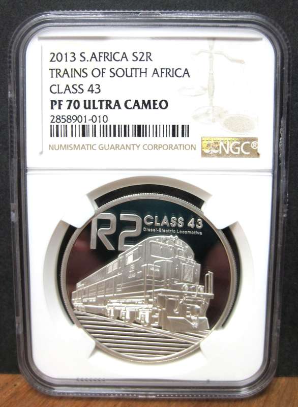 RSA 2 Rand 2013 Trains of SA - NGC PF70 UC - 1 of 12