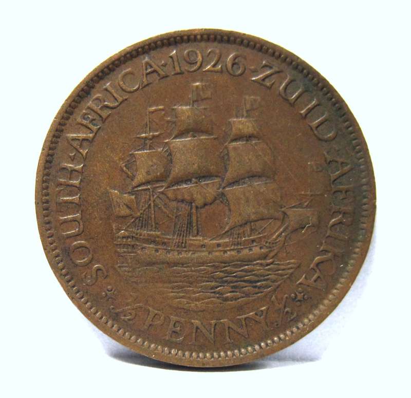SA Union Half Penny 1926