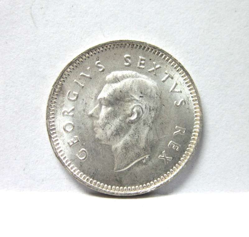 SA Union Threepence 1951 - aUNC condition