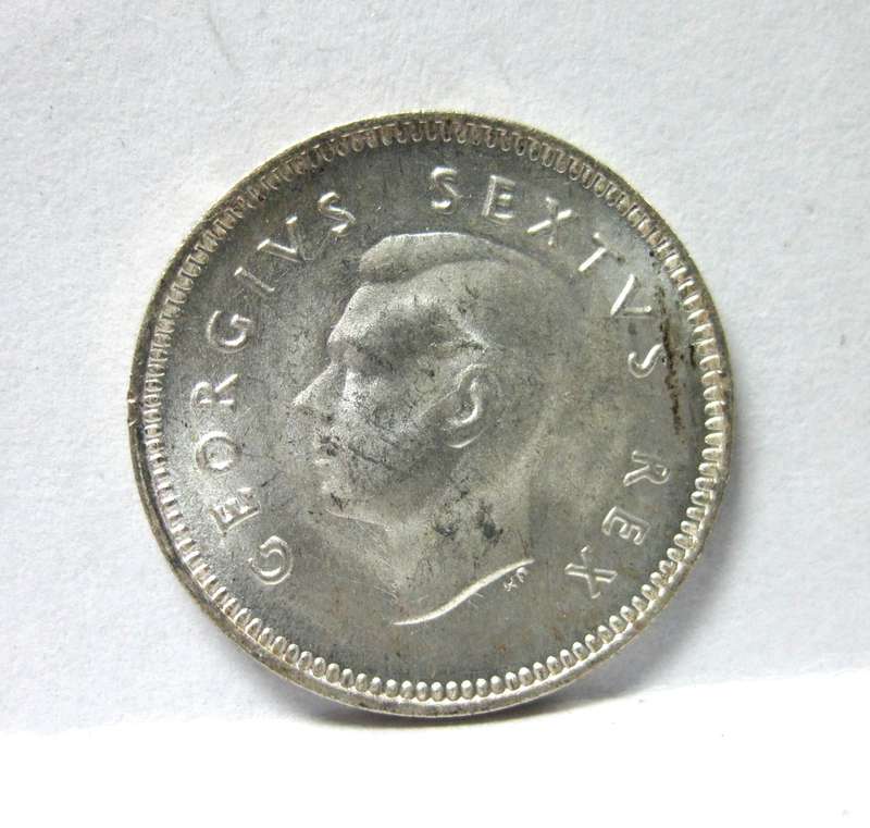 SA Union Threepence 1951 - aUNC condition