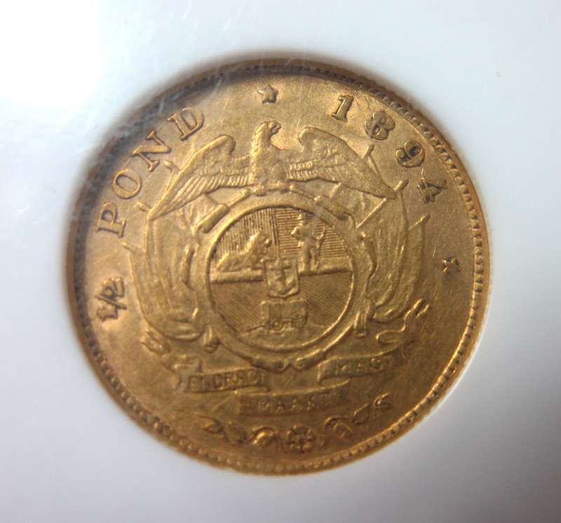 ZAR 1/2 Pond 1894 - ANA EF40