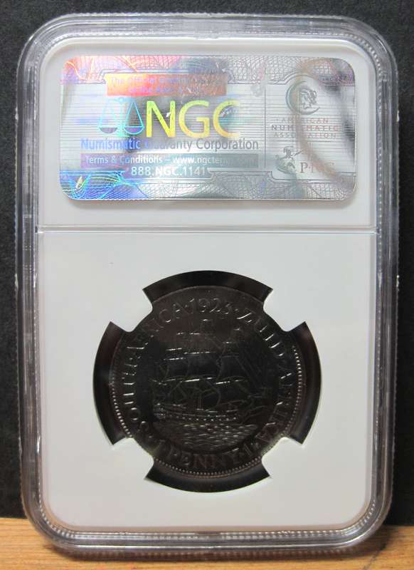 SA Union 1 Penny 1923 - NGC MS65BN