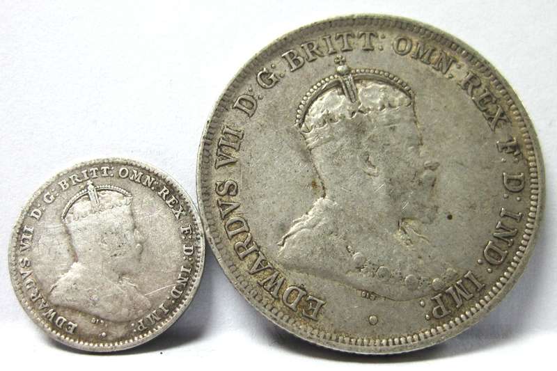 Australia 3 Pence & 2 Shillings 1910