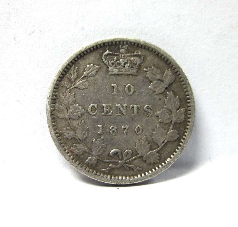 Canada 10 Cents 1870